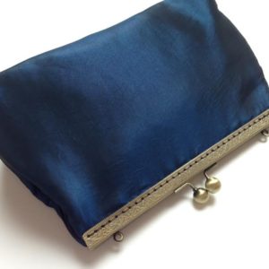 Handtasche Clutch Shabby blau