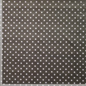 Modestoff grau dots