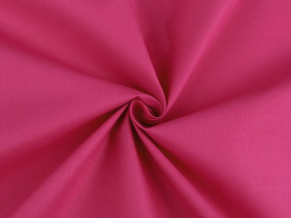 Stoff Baumwolle Uni Pink