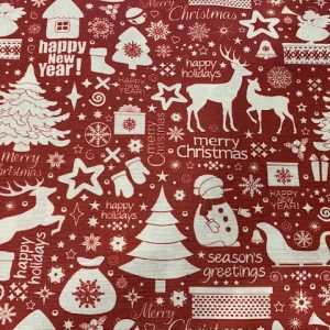 Dekostoff Weihnachten