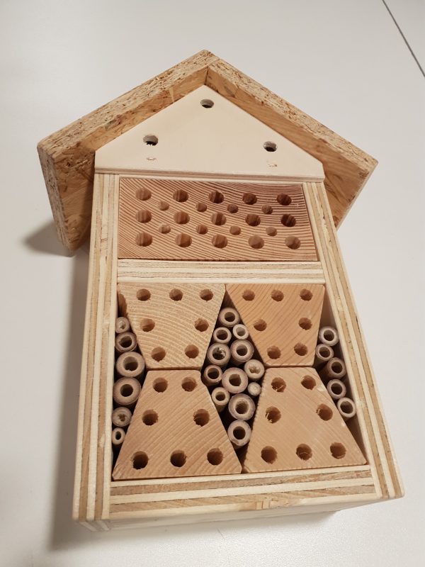 Biodiversität Wildbienenhotel Insektenhotel Nachhaltigkeit