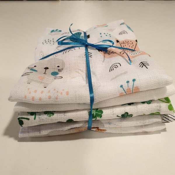 Stoffpäckli Musselin_Windelstoff assortiert nähen