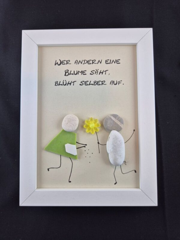 Steinbild Steine Handgemacht Unikat